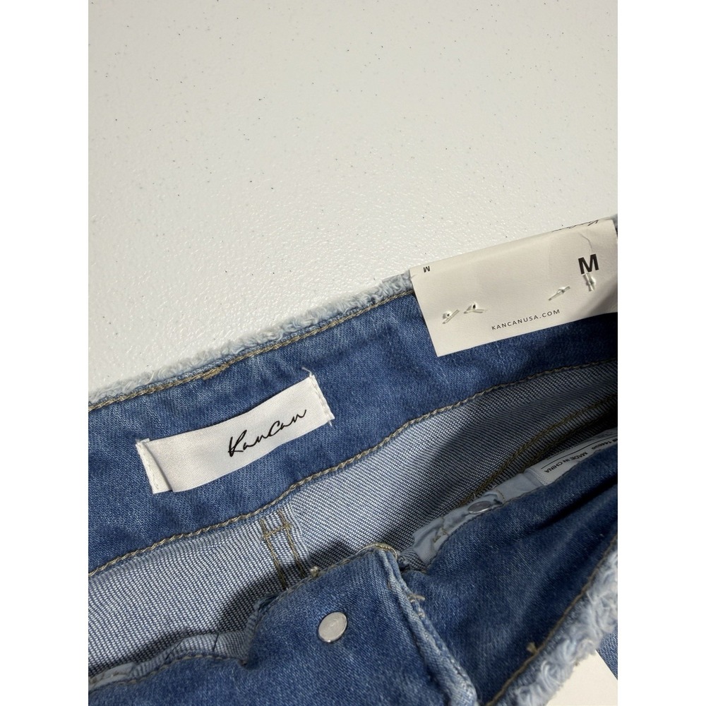 KanCan Womens High Rise Denim Shorts Medium Size M - Picture 2 of 8
